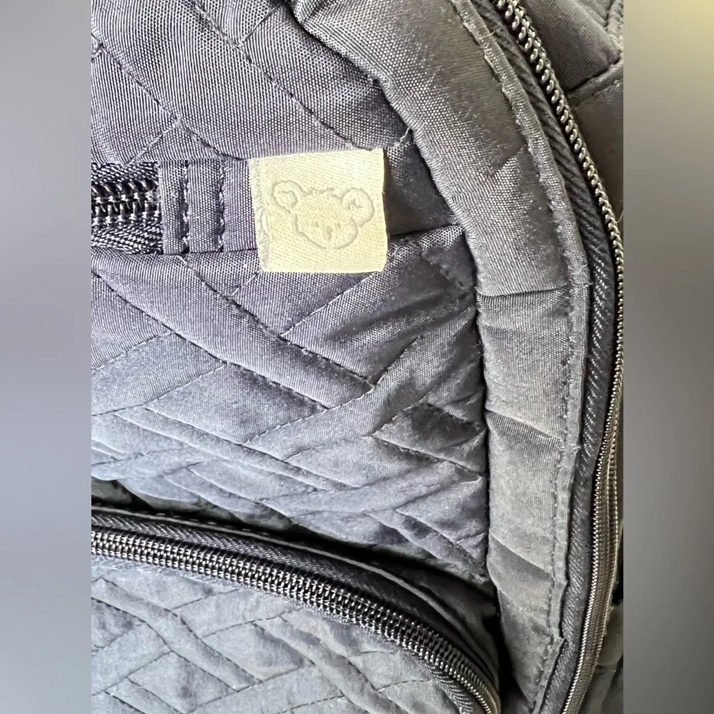 Elegant Navy Quilted Baby Bag